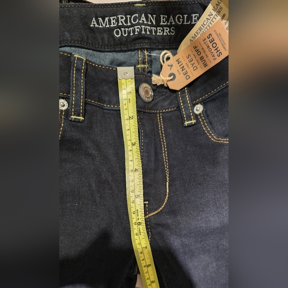 2 PAIRS NWT AMERICAN EAGLE SKINNY JEANS DARK WASH - Picture 11 of 11